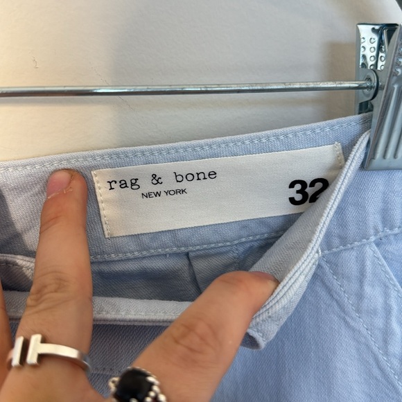 Rag & Bone Cotton Light Blue Shorts - 32 - Picture 3 of 4